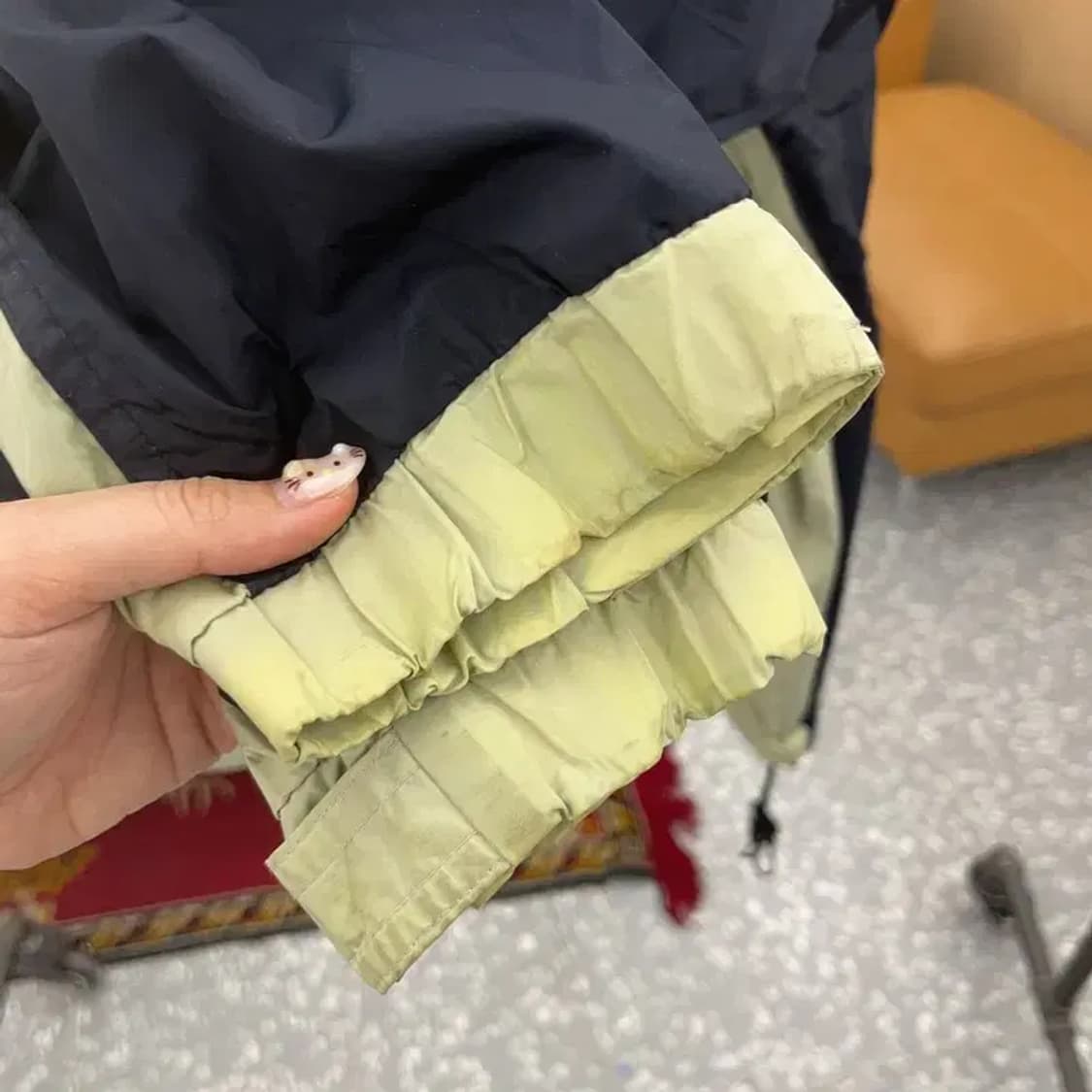 퀵실버 올드스쿨 배색 아노락 반집업 바람막이 110 C06295 상품이미지10