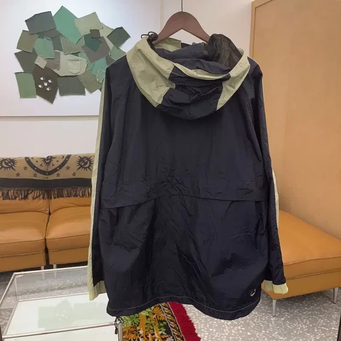 퀵실버 올드스쿨 배색 아노락 반집업 바람막이 110 C06295 상품이미지3