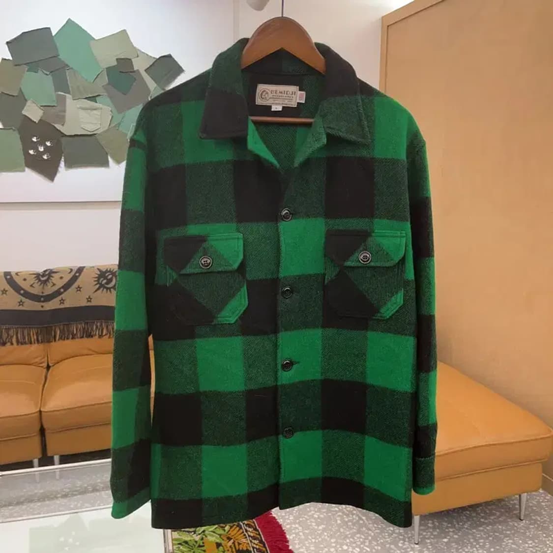 BEMIDJI WOOLEN MILLS 빈티지 체크자켓 105 C06308 상품이미지1