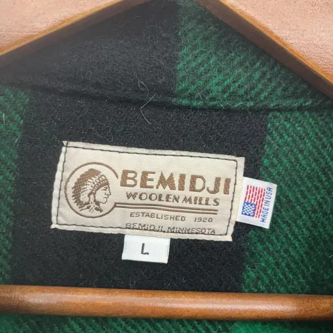 BEMIDJI WOOLEN MILLS 빈티지 체크자켓 105 C06308 상품이미지3