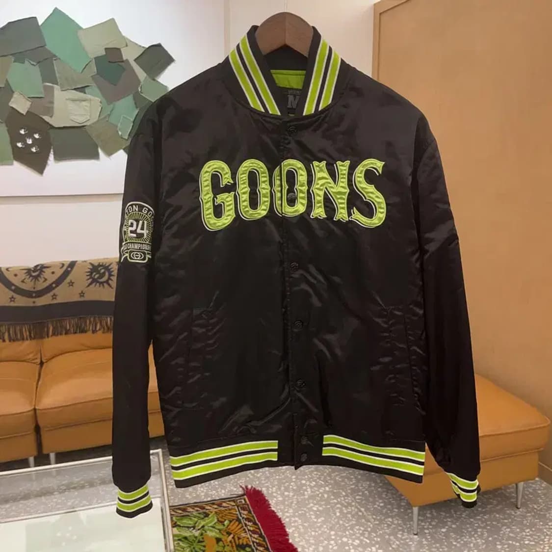 스타터 GOONS 오버핏 누빔 스타디움 바시티자켓 100 C06310 상품이미지1