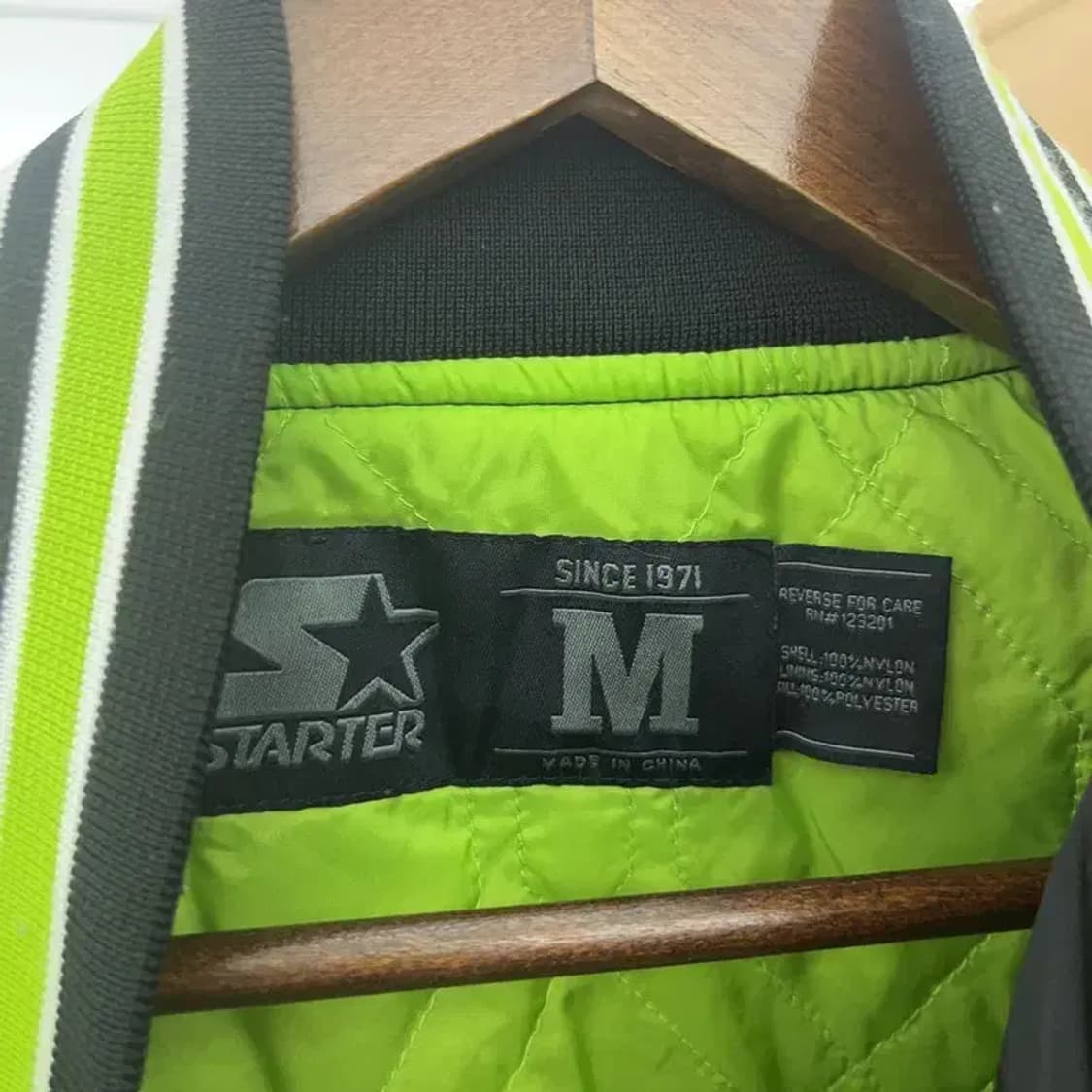 스타터 GOONS 오버핏 누빔 스타디움 바시티자켓 100 C06310 상품이미지3