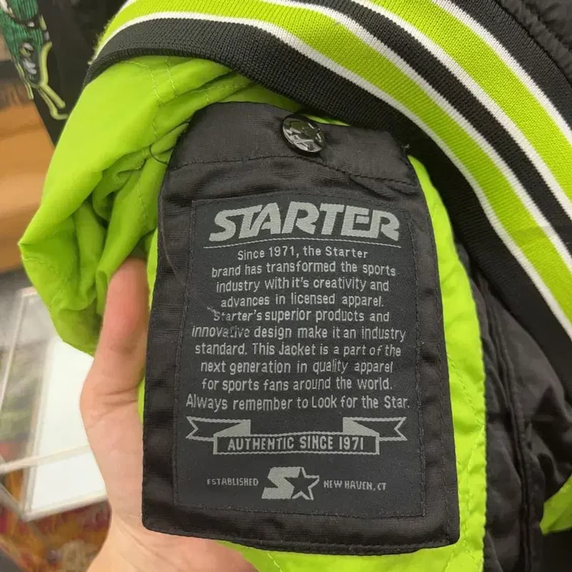 스타터 GOONS 오버핏 누빔 스타디움 바시티자켓 100 C06310 상품이미지4