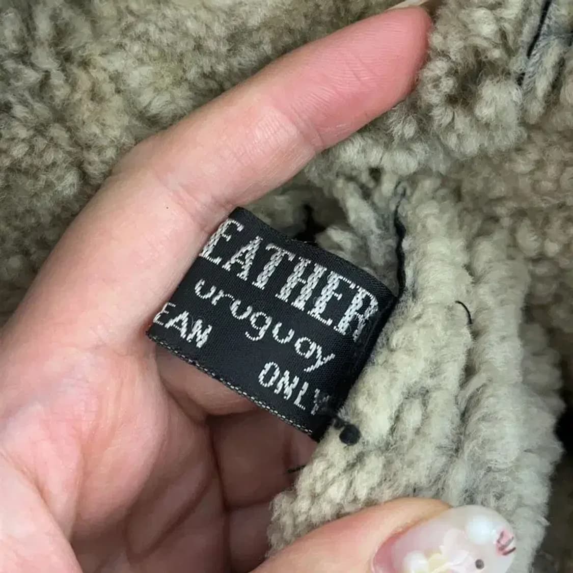 랭글러 빈티지 오버핏 가죽 무스탕 자켓 105 C06313 상품이미지6