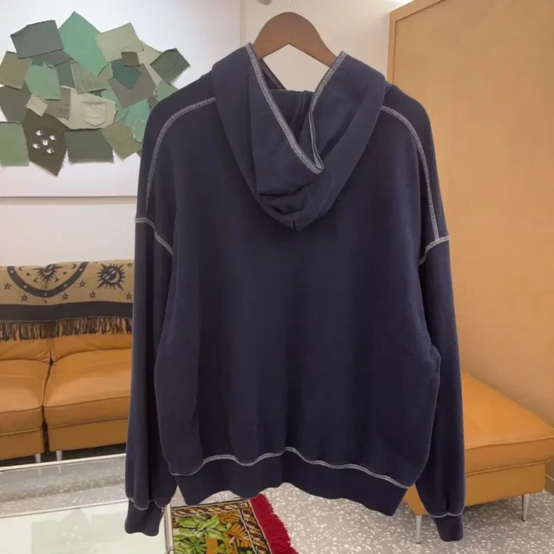 리 LEE 탑스티치 오버핏 후드티 105 C06318 상품이미지3