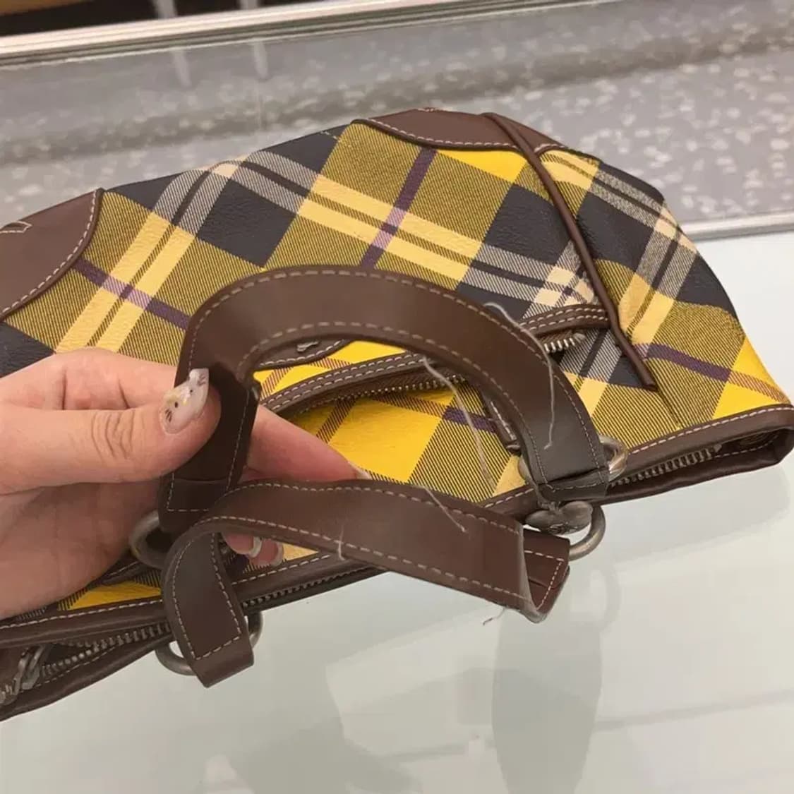 티니위니 빈티지 체크 핸드백 토트백 C06334 상품이미지8