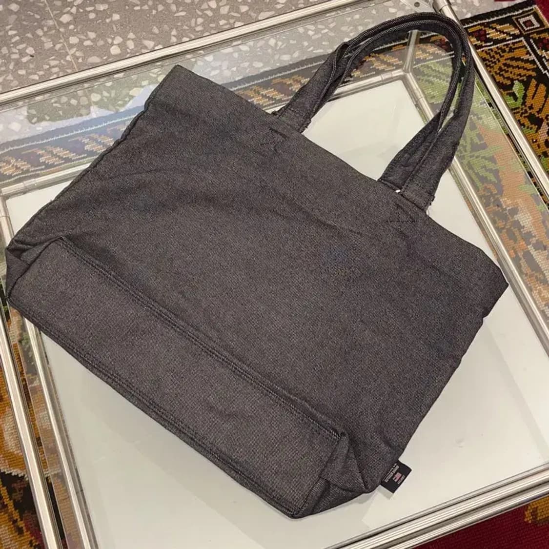 라틀레틱 빅로고 데님 에코백 토트백 C06337 상품이미지2