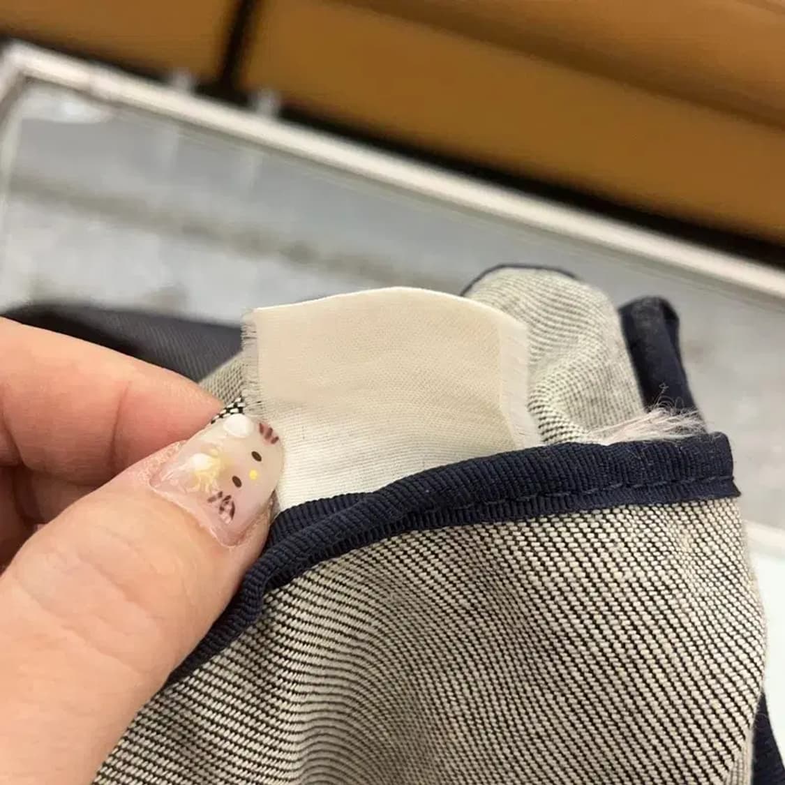 라틀레틱 빅로고 데님 에코백 토트백 C06337 상품이미지4