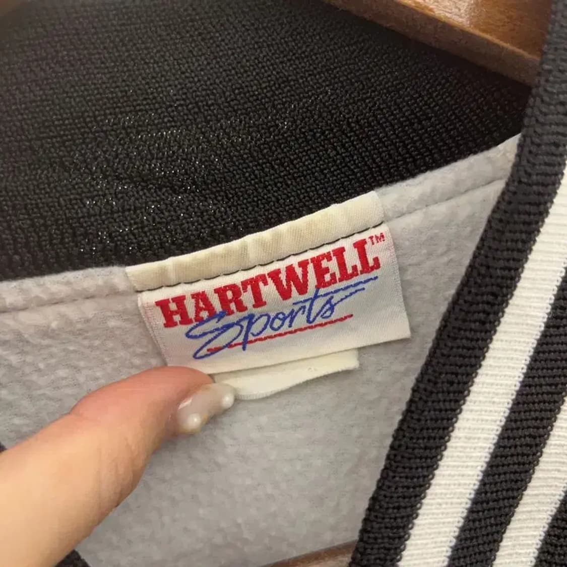 HARTWELL 재팬 빈티지 백프린팅 바시티자켓 105 C06325 상품이미지4