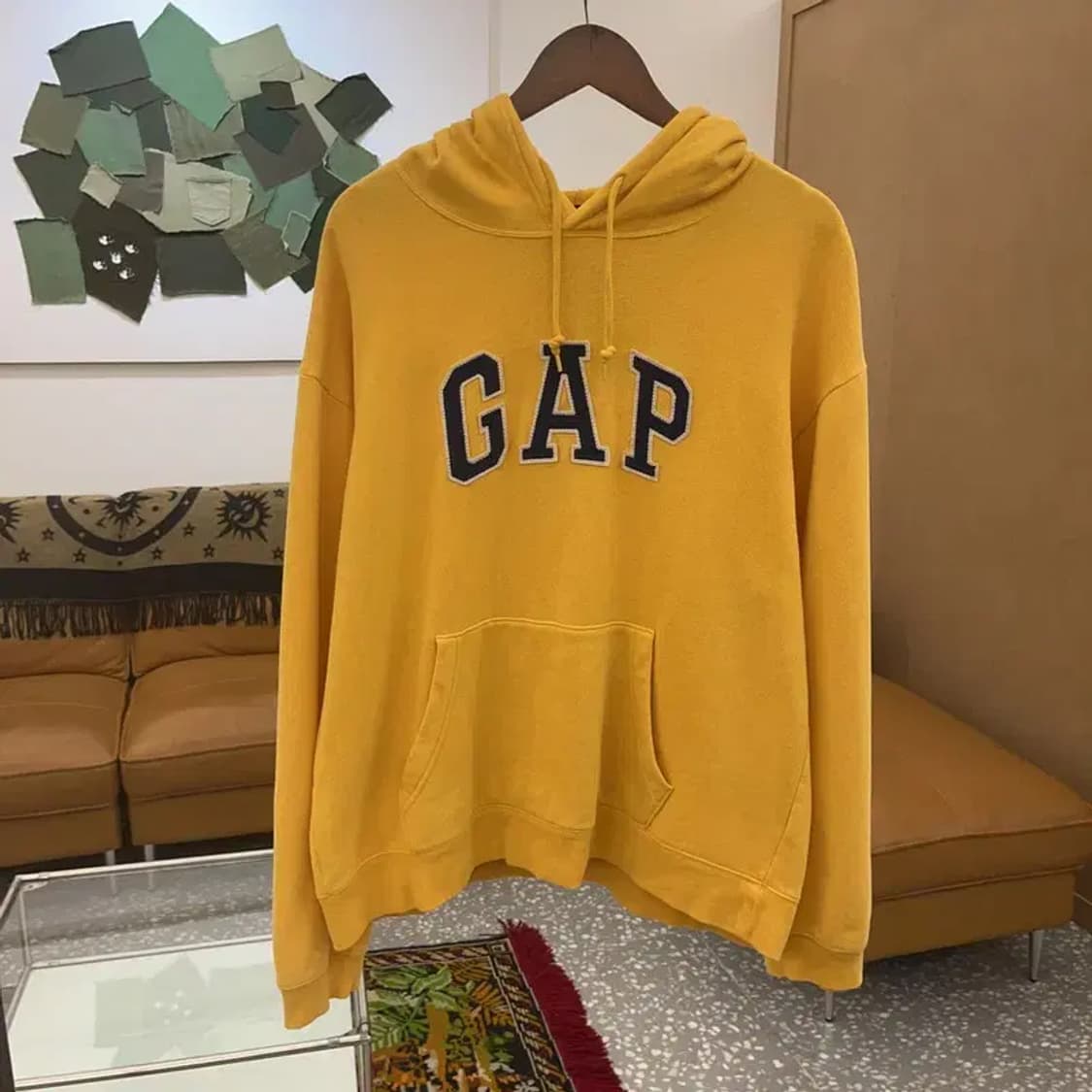 갭 GAP 빅로고 오버핏 약기모 후드티 105 C06320 상품이미지2