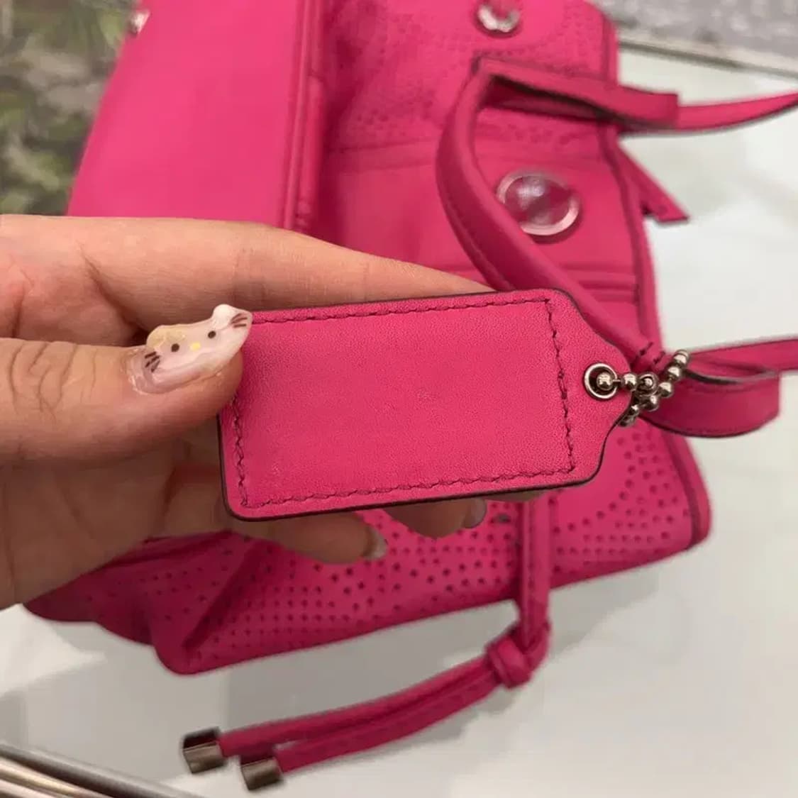 코치 빈티지 핑크 숄더백 토트백 C06335 상품이미지6