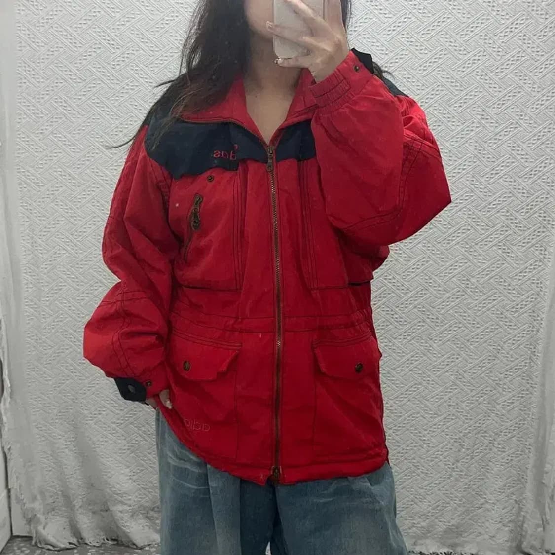 아디다스 올드스쿨 스펠아웃 멀티포켓 바람막이 105 C06321 상품이미지1