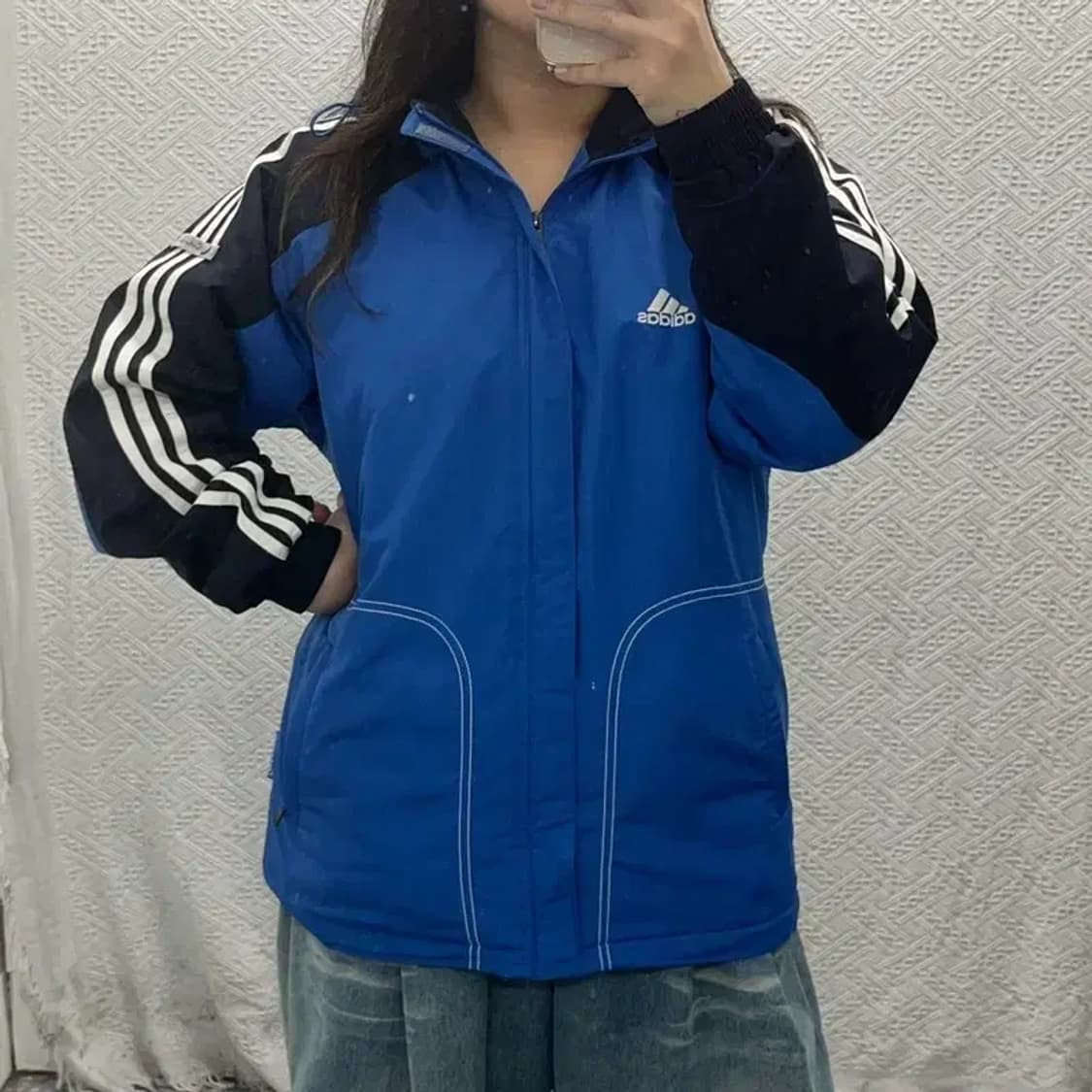 아디다스 올드스쿨 제우스포츠 누빔 바람막이 105 C06328 상품이미지1