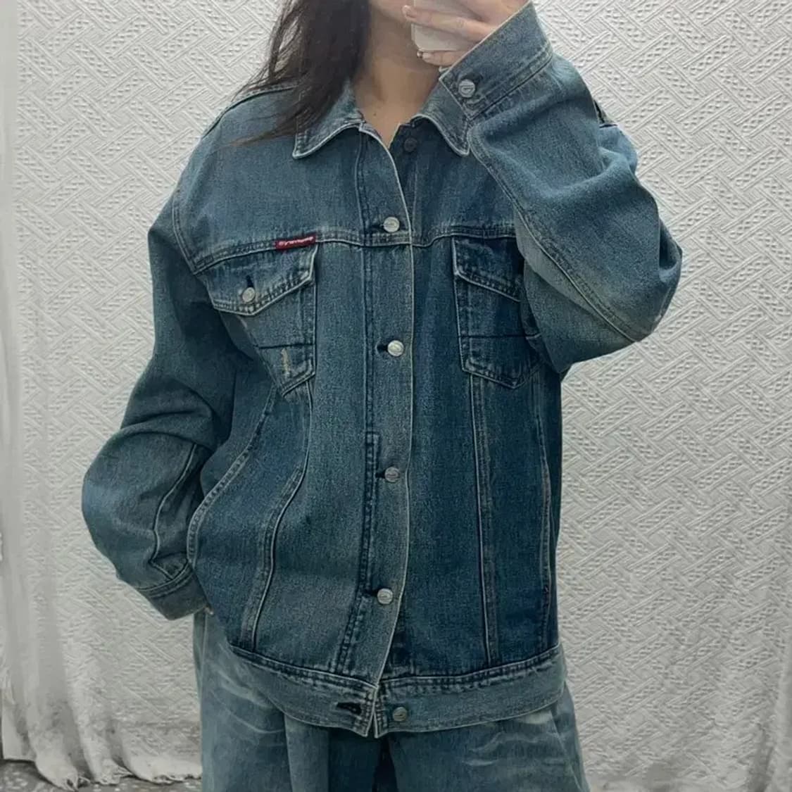 퀵실버 올드스쿨 투포켓 데님 청자켓 105 C06331 상품이미지1