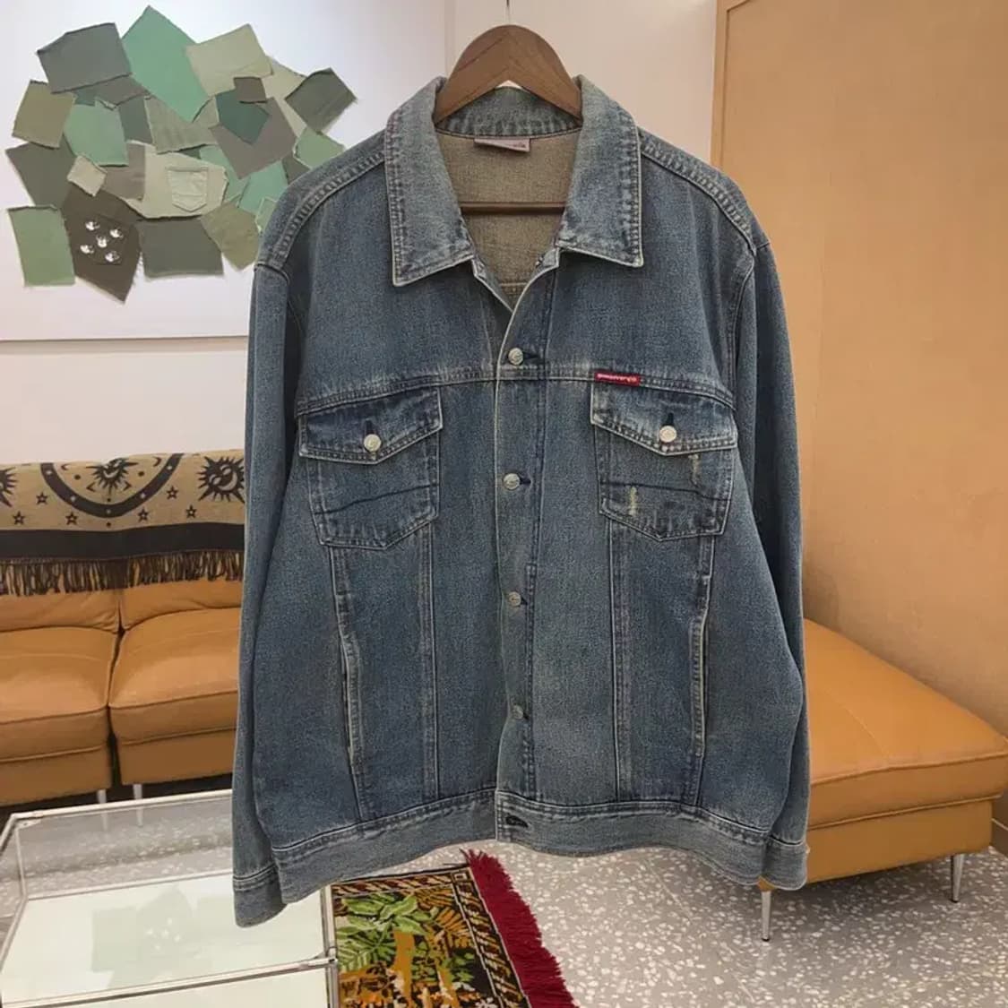 퀵실버 올드스쿨 투포켓 데님 청자켓 105 C06331 상품이미지2