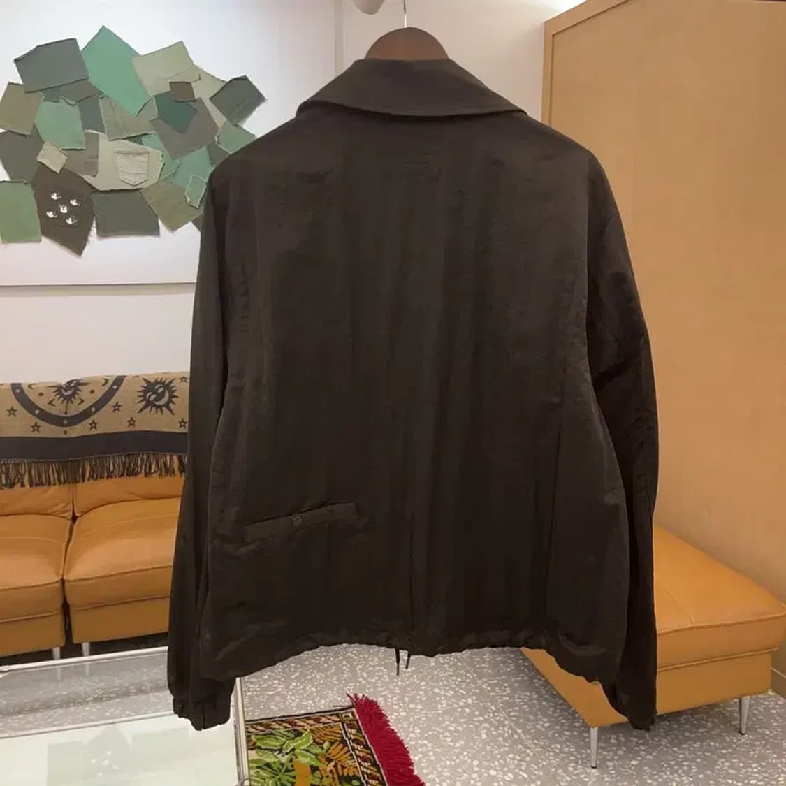 프리즘웍스 브라운 오버핏 바람막이 자켓 105 C06332 상품이미지3