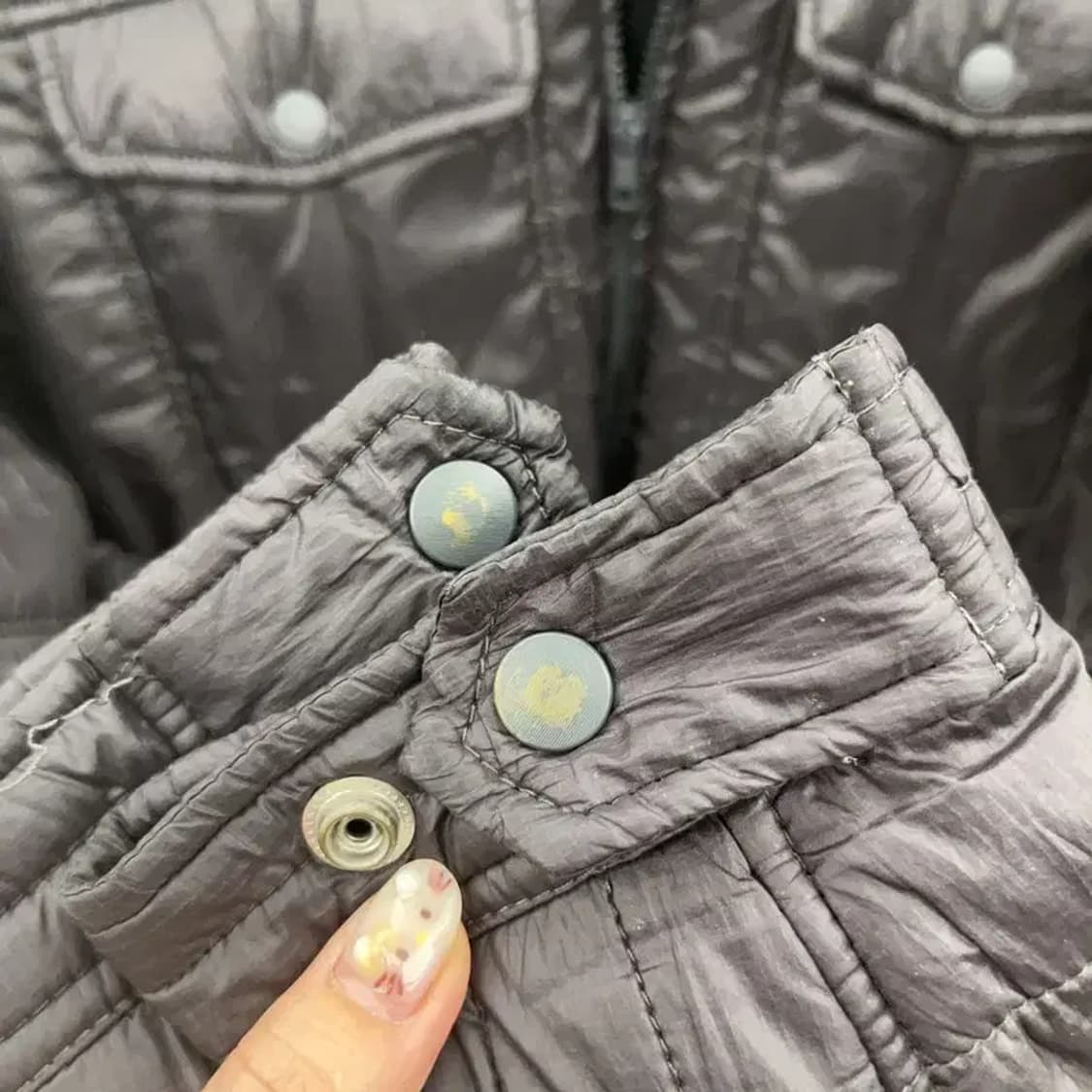 디젤 정품 라이더 유틸리티 경량 패딩 자켓 90 C06343 상품이미지6