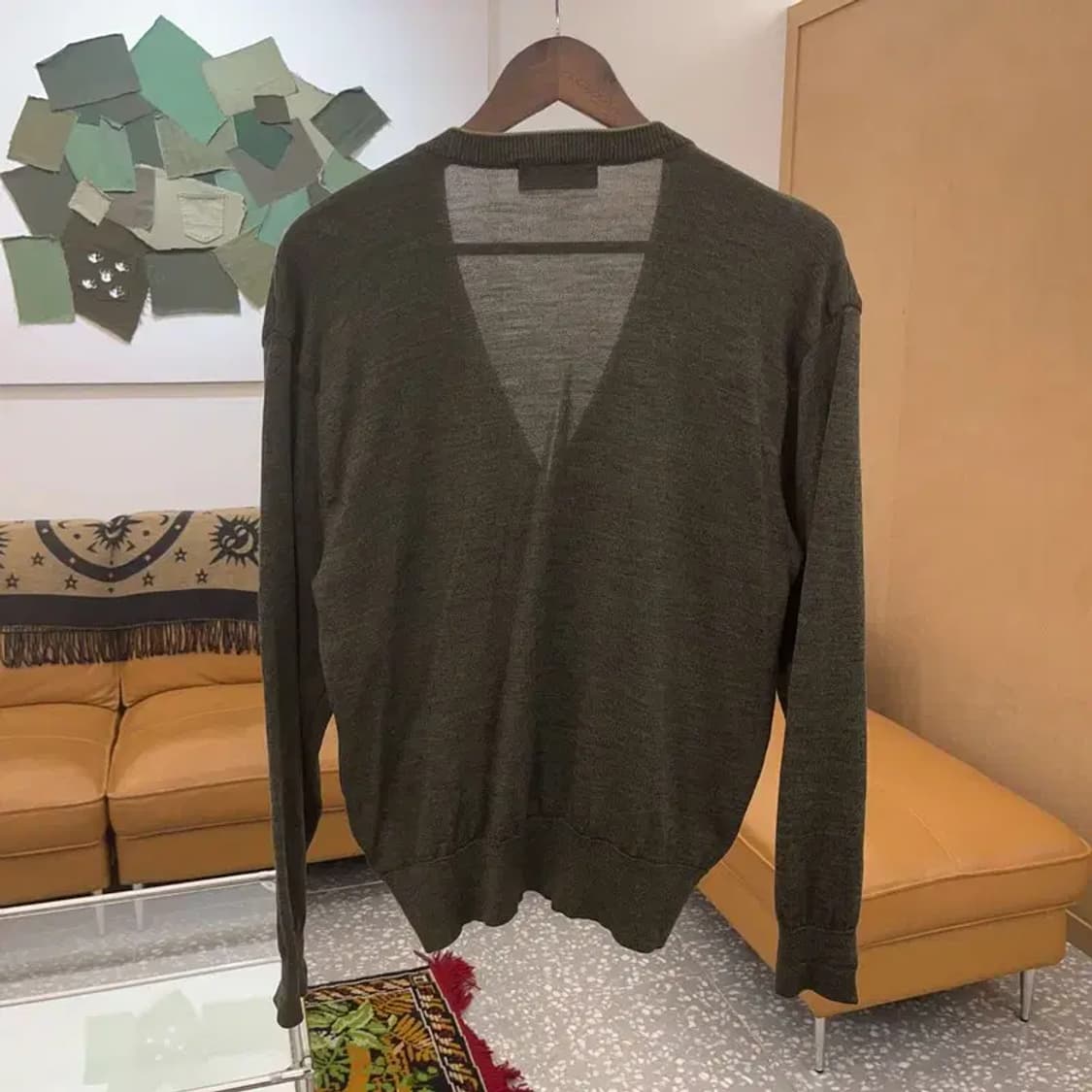 입생로랑 YSL 정품 울100 니트 가디건 95 C06348 상품이미지2