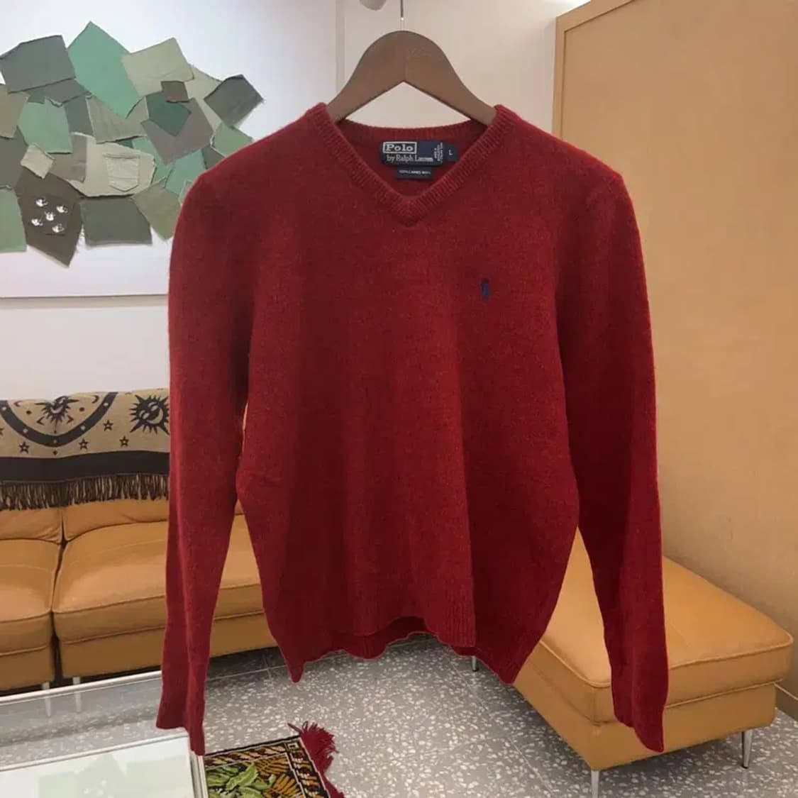 폴로 랄프로렌 자수로고 램스울 니트 스웨터 90 C06354 상품이미지1