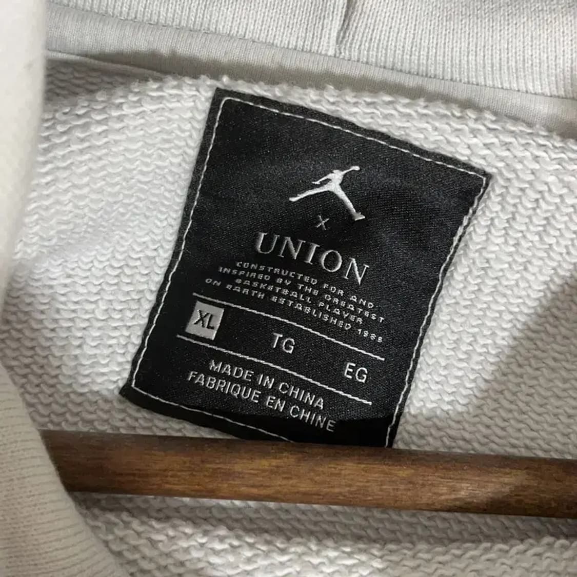 나이키 조던 X 유니온 캐주얼 스웻 후드티 100 C06364 상품이미지4