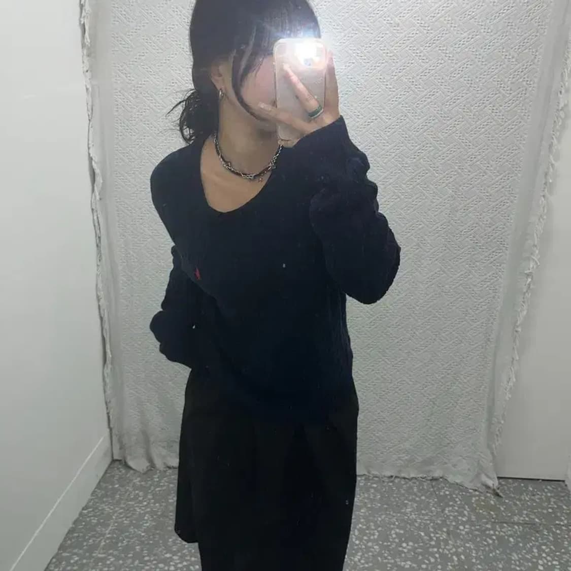 폴로 랄프로렌 자수로고 꽈배기 코튼 니트 스웨터 100 C06376 상품이미지1