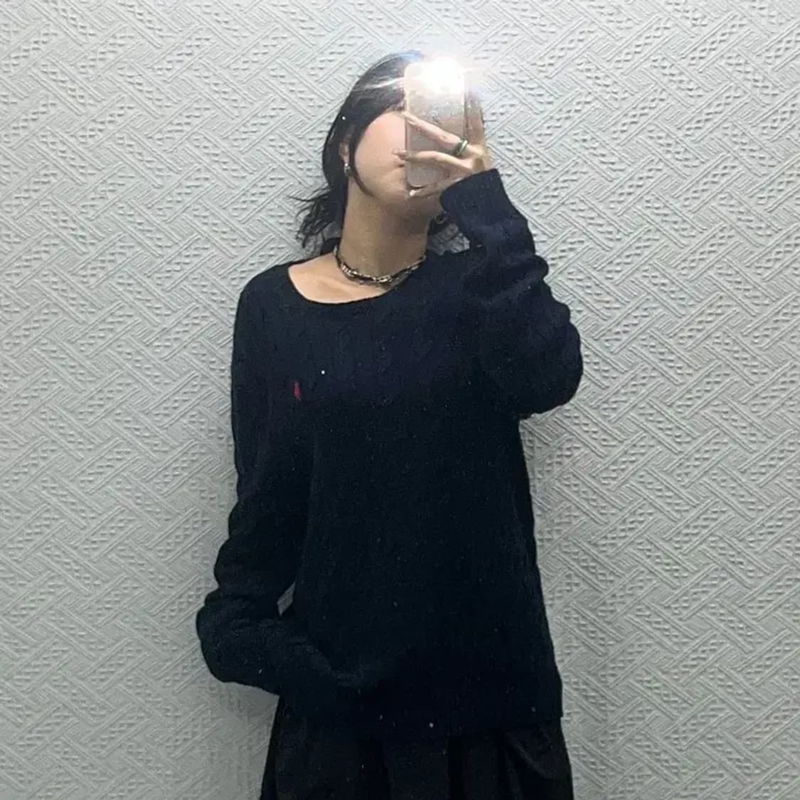 폴로 랄프로렌 자수로고 꽈배기 코튼 니트 스웨터 100 C06376 상품이미지2