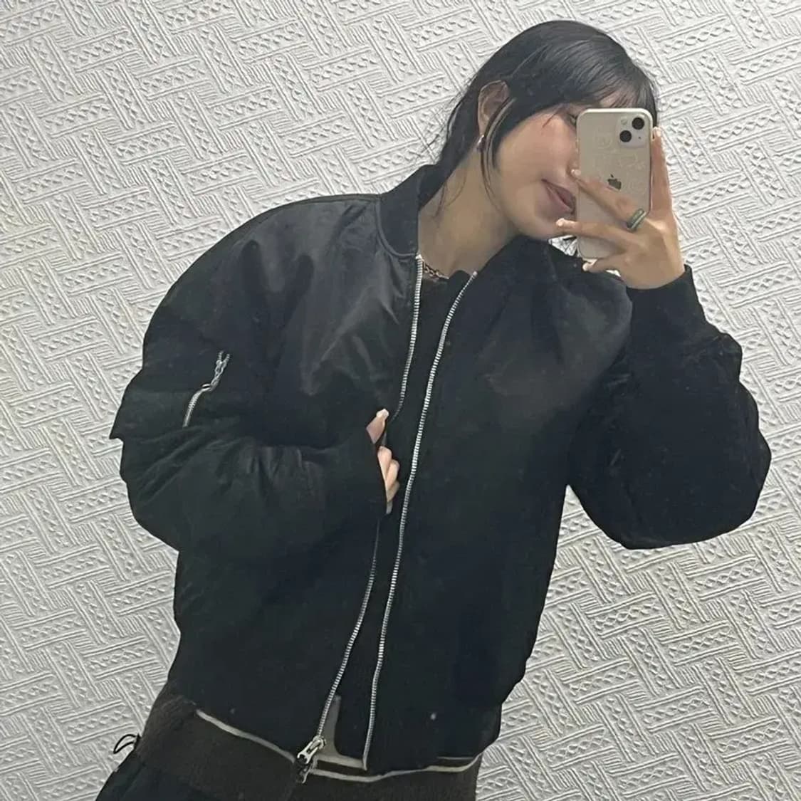 무신사스탠다드 MA-1 오버핏 투웨이 항공점퍼 자켓 105 C06378 상품이미지1