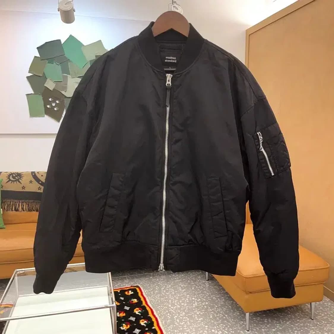 무신사스탠다드 MA-1 오버핏 투웨이 항공점퍼 자켓 105 C06378 상품이미지3