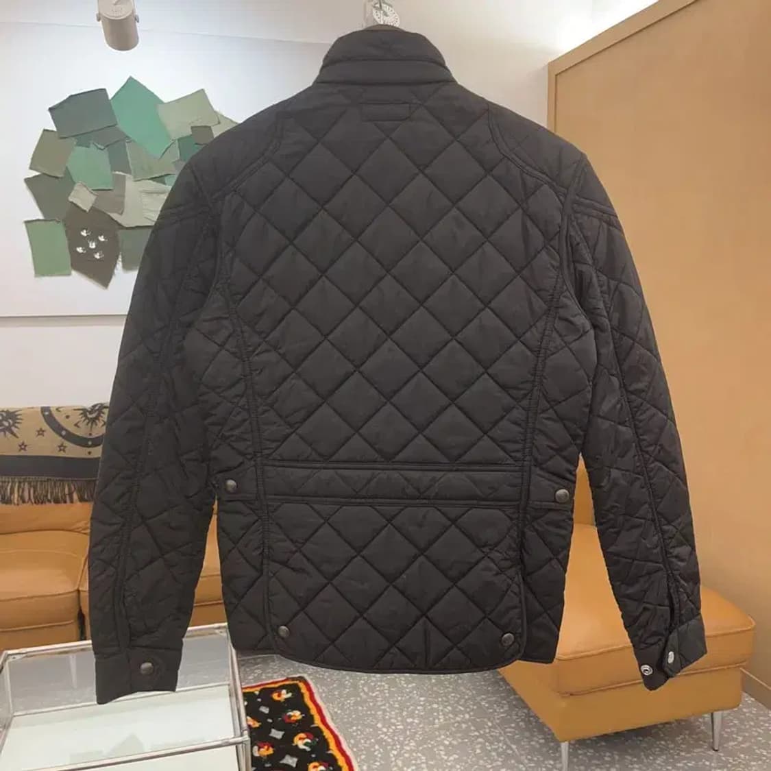 폴로 랄프로렌 코듀로이 카라 누빔 퀄팅 패딩 자켓 85 C06390 상품이미지4