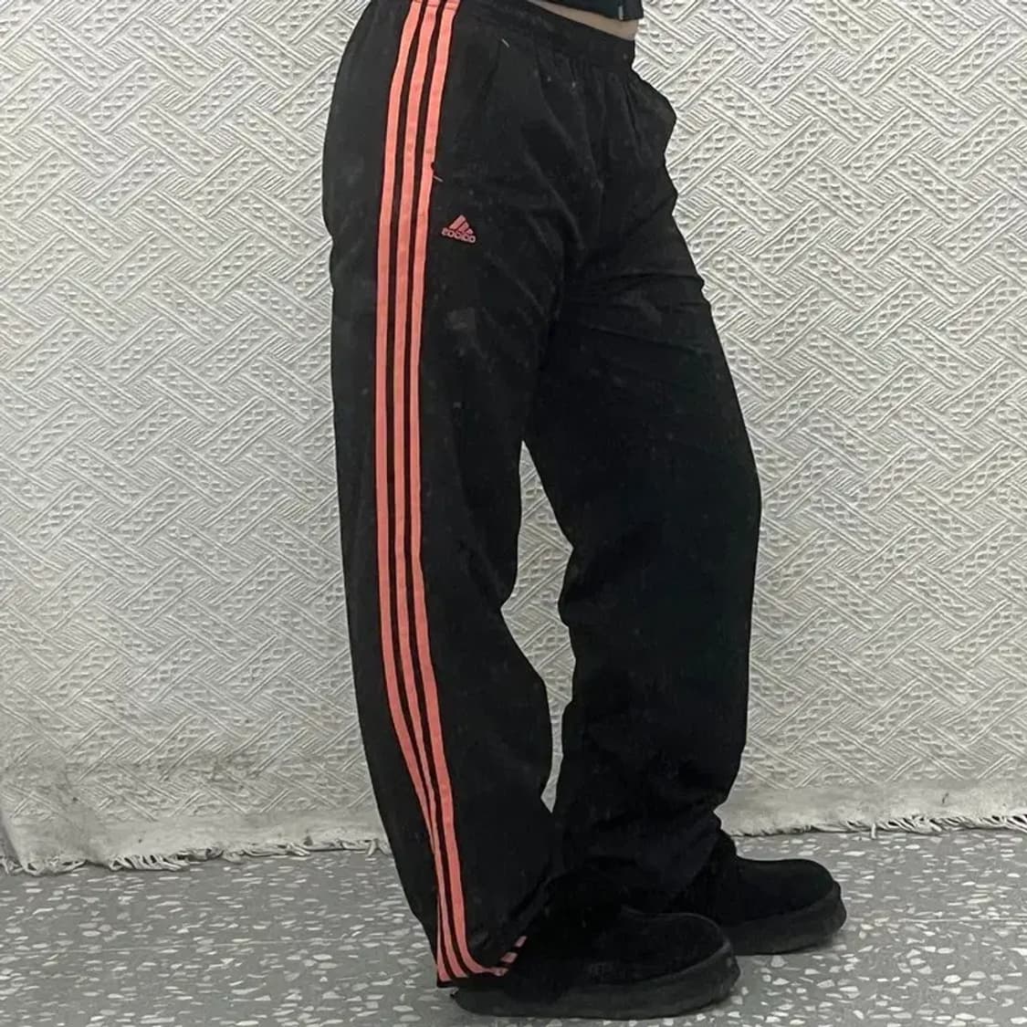 아디다스 블랙핑크 우븐 트랙팬츠 츄리닝바지 90 C06401 상품이미지2