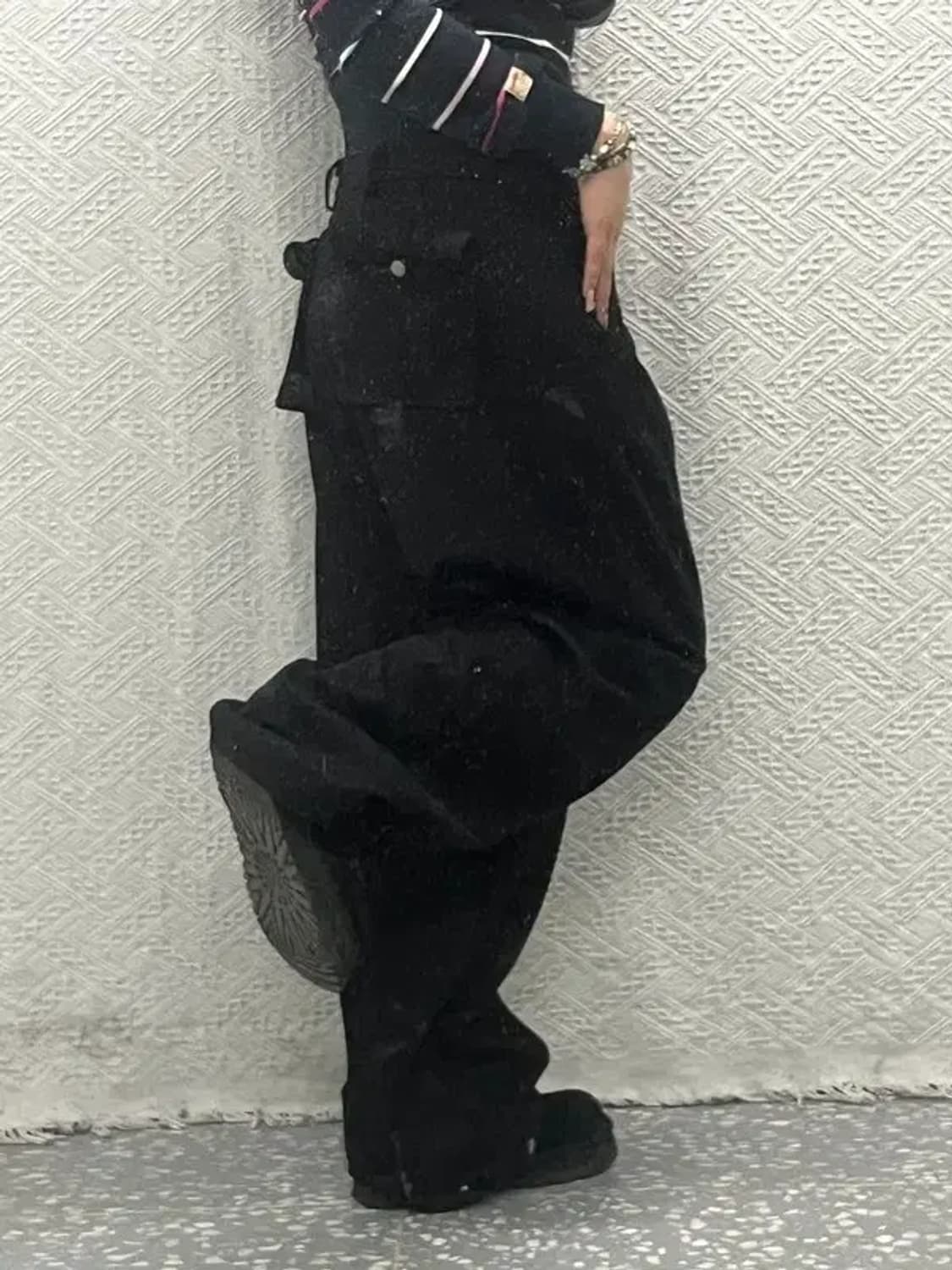 노매뉴얼 핀턱 와이드 슬랙스 팬츠 L C06403 상품이미지1