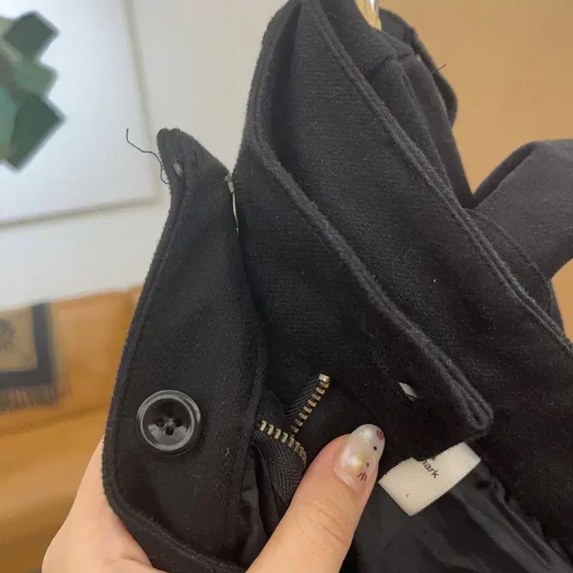 노매뉴얼 핀턱 와이드 슬랙스 팬츠 L C06403 상품이미지5