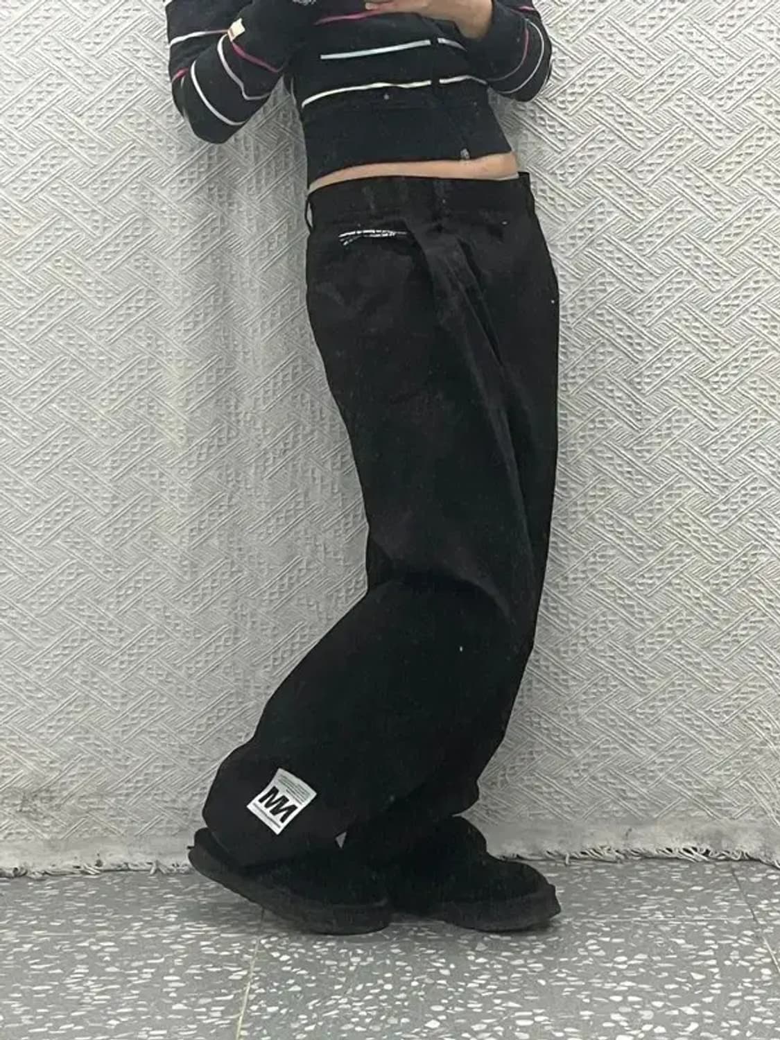 노매뉴얼 핀턱 캐주얼 코튼팬츠 면바지 L C06404 상품이미지1