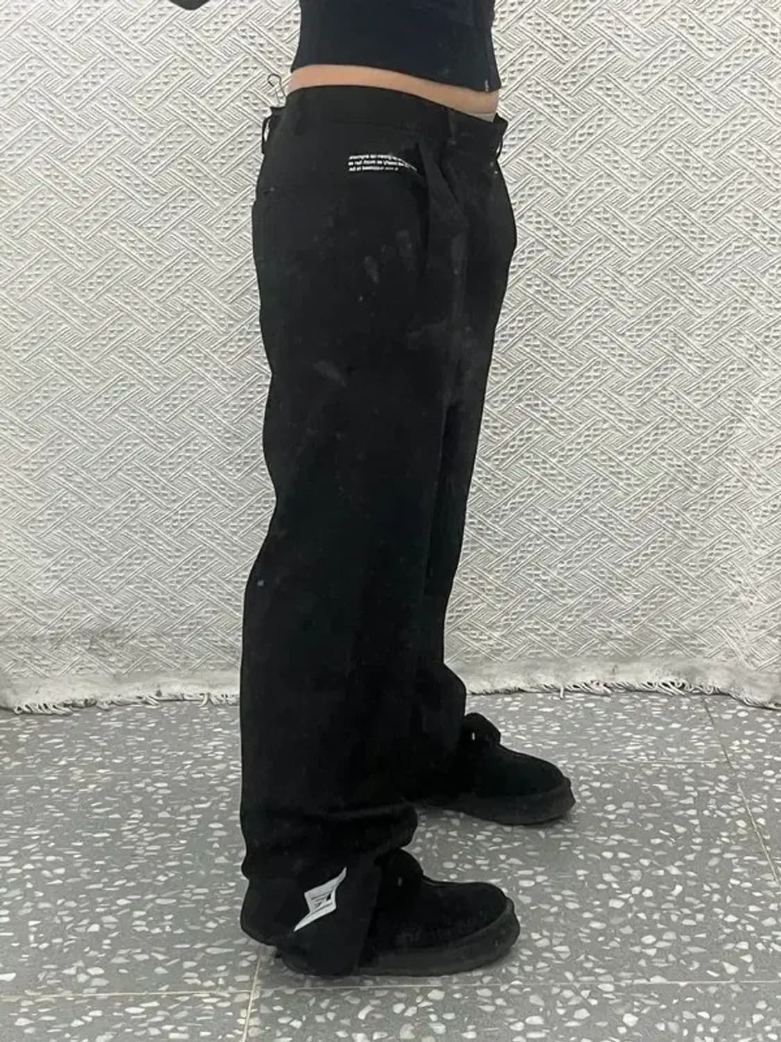 노매뉴얼 핀턱 캐주얼 코튼팬츠 면바지 L C06404 상품이미지2