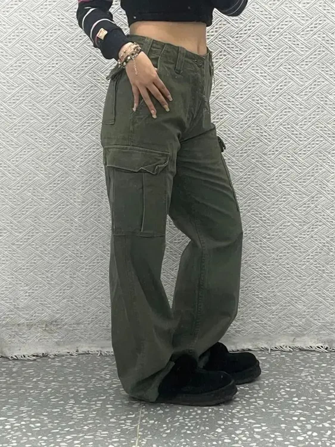 HCO 빈티지 카고팬츠 면바지 28인치 C06405 상품이미지1