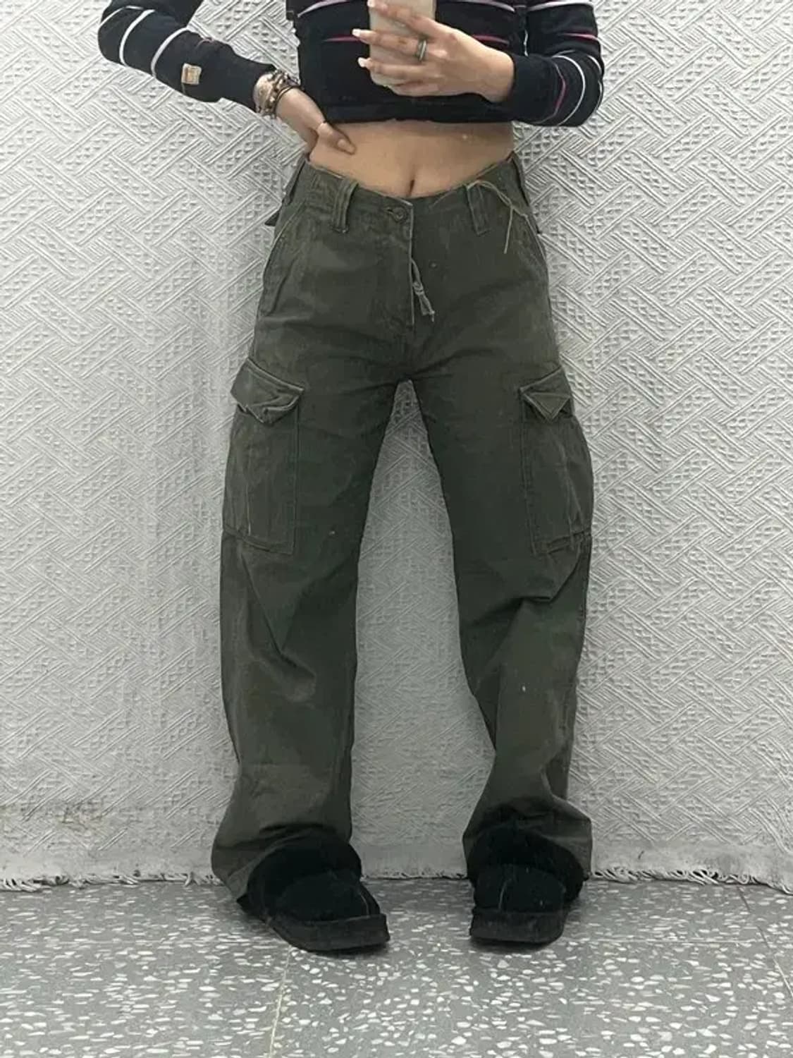 HCO 빈티지 카고팬츠 면바지 28인치 C06405 상품이미지2