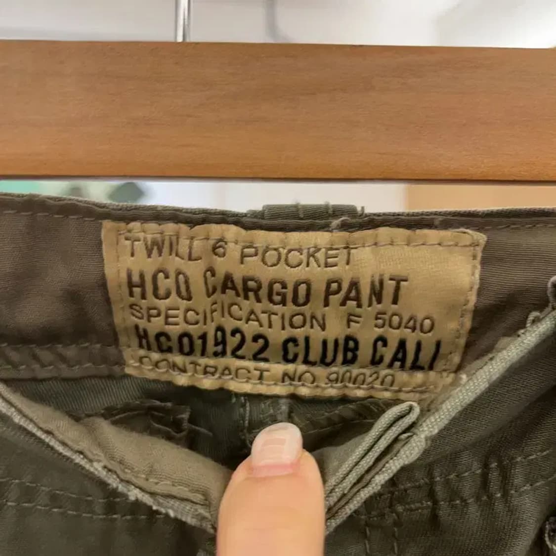 HCO 빈티지 카고팬츠 면바지 28인치 C06405 상품이미지6