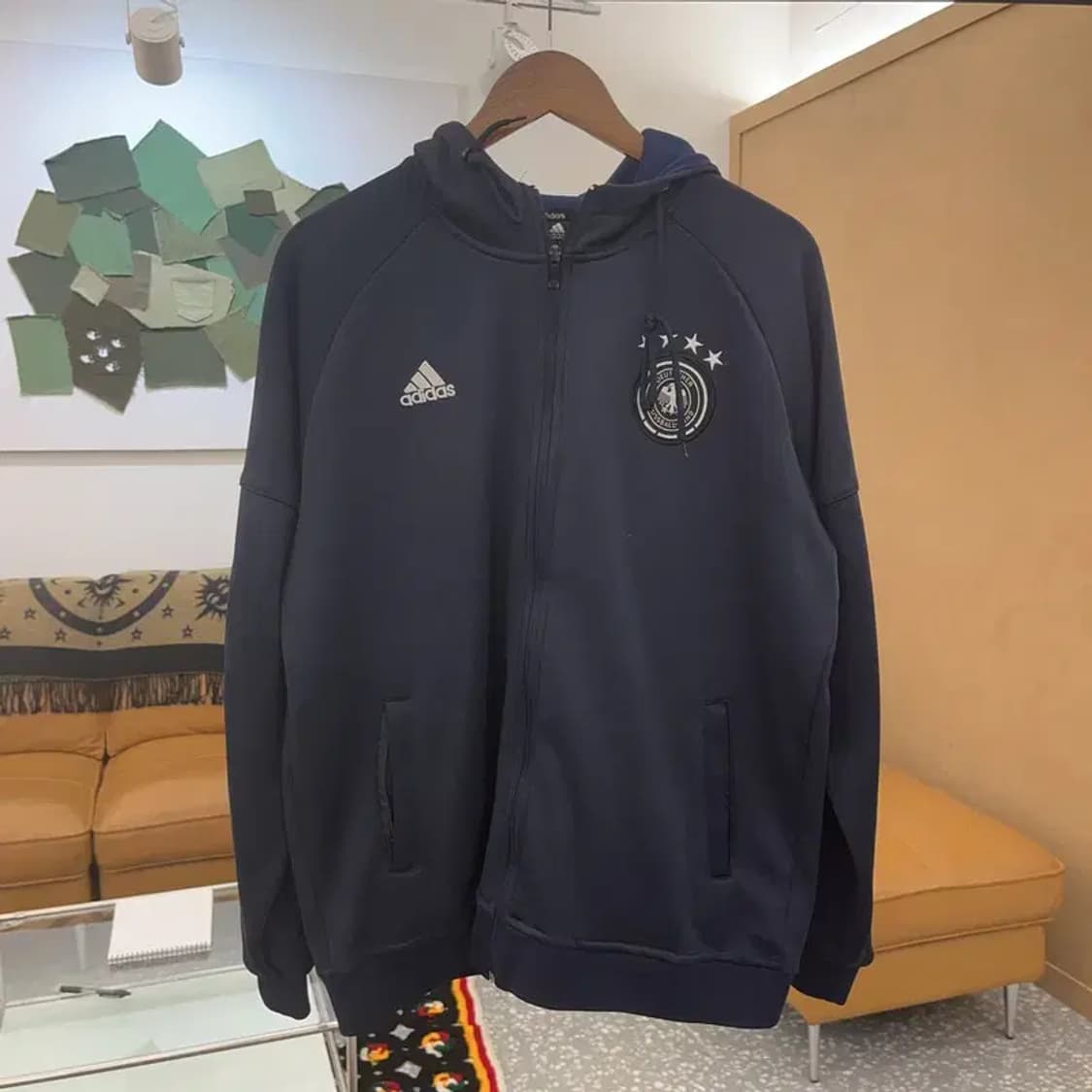 아디다스 올드스쿨 독일 국대 축구 져지 후드집업  105 C06406 상품이미지3