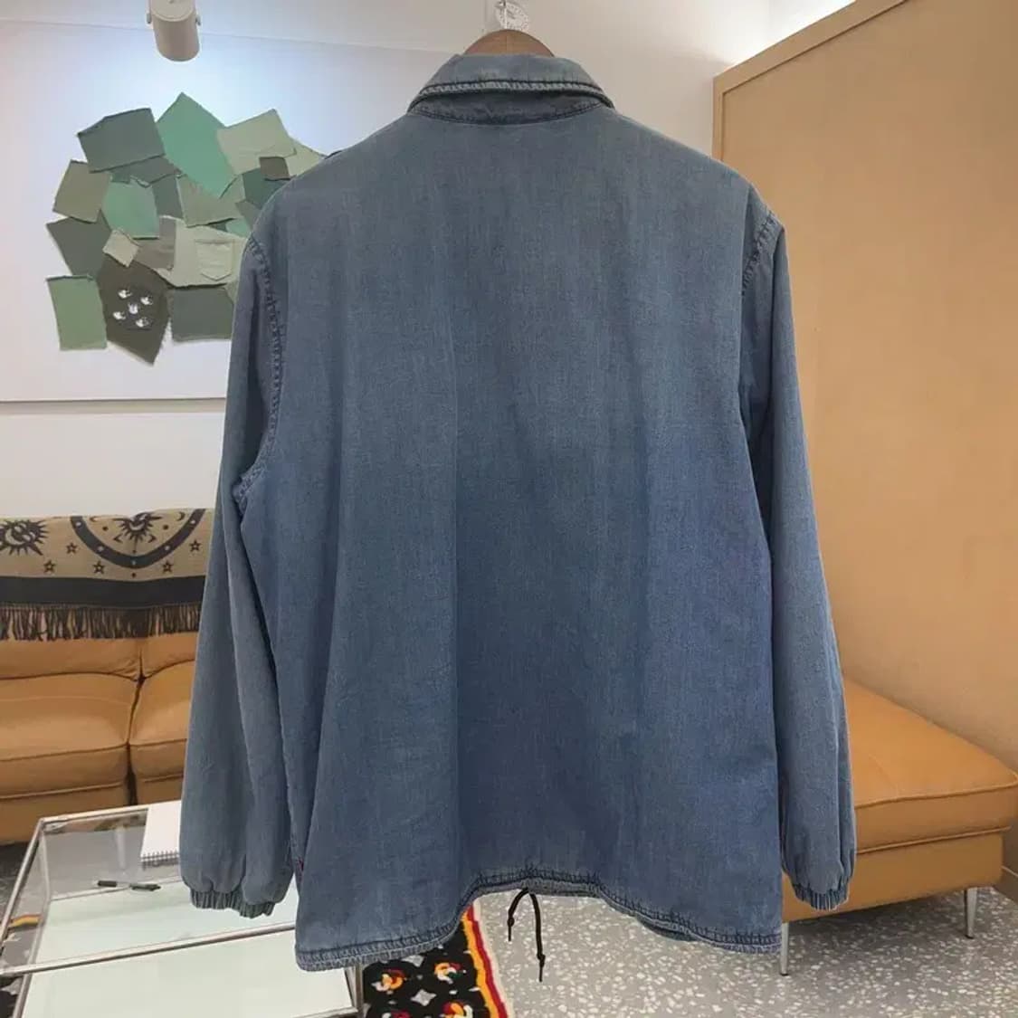 리바이스 올드스쿨 오버핏 데님 퀄팅 코치 자켓 L C06407 상품이미지4