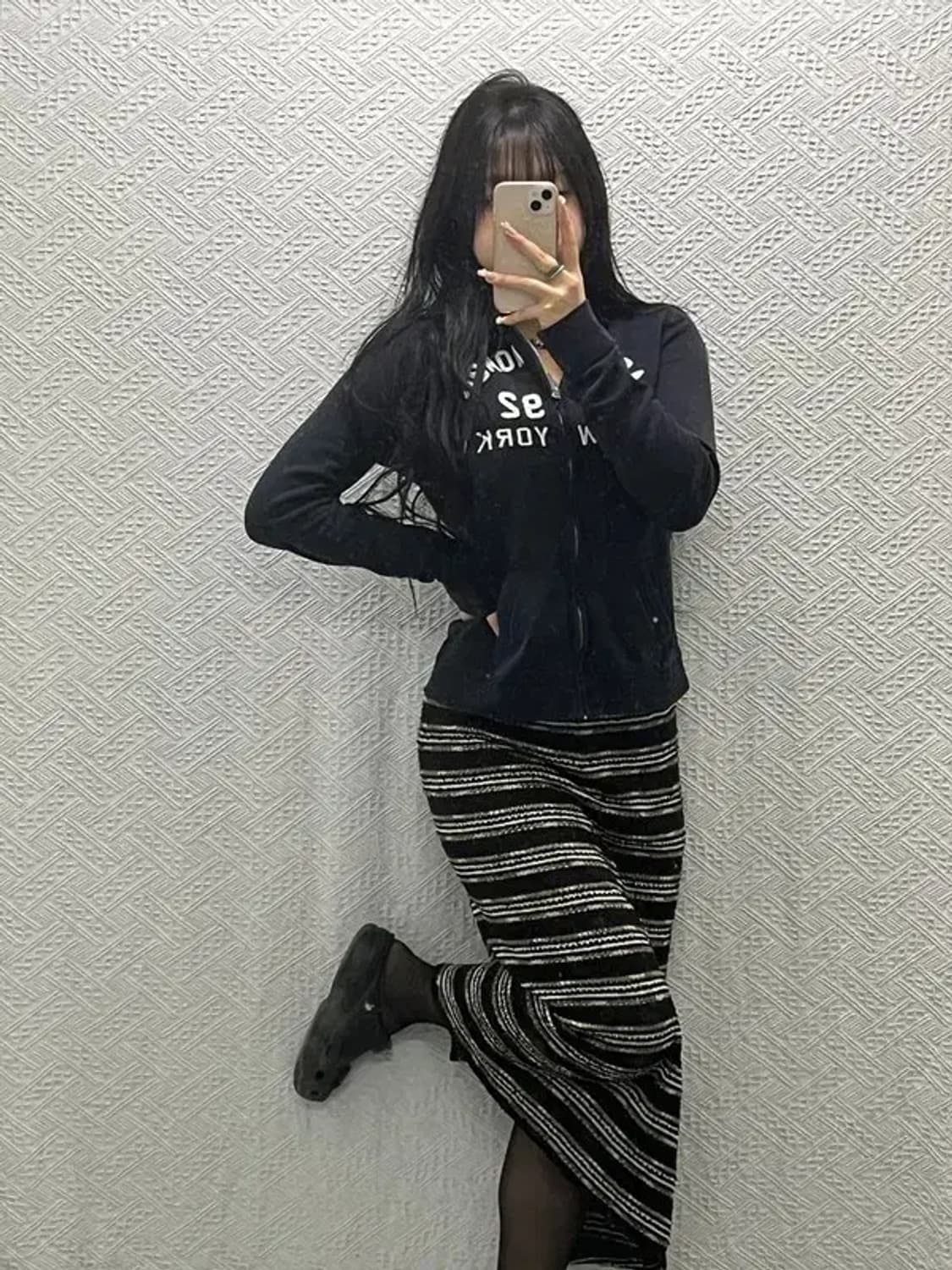 아베크롬비 로고 슬림핏 후드집업 L C06411 상품이미지1