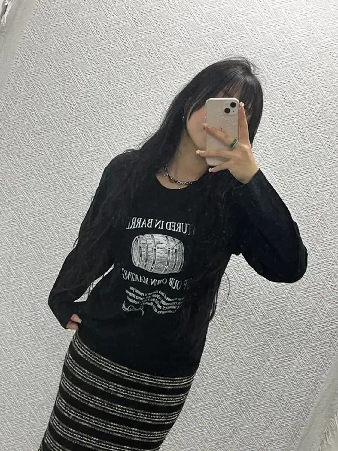 잭다니엘 빈티지 블랙 긴팔 롱슬리브 90 C06414 상품이미지2