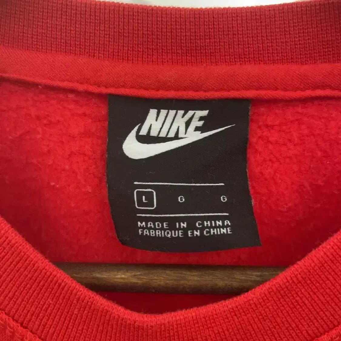 나이키 우먼 nsw 빅스우시 크롭 기모 맨투맨 L C06415 상품이미지5