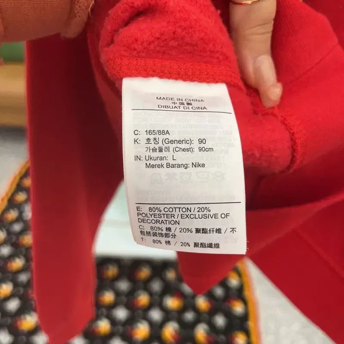 나이키 우먼 nsw 빅스우시 크롭 기모 맨투맨 L C06415 상품이미지6