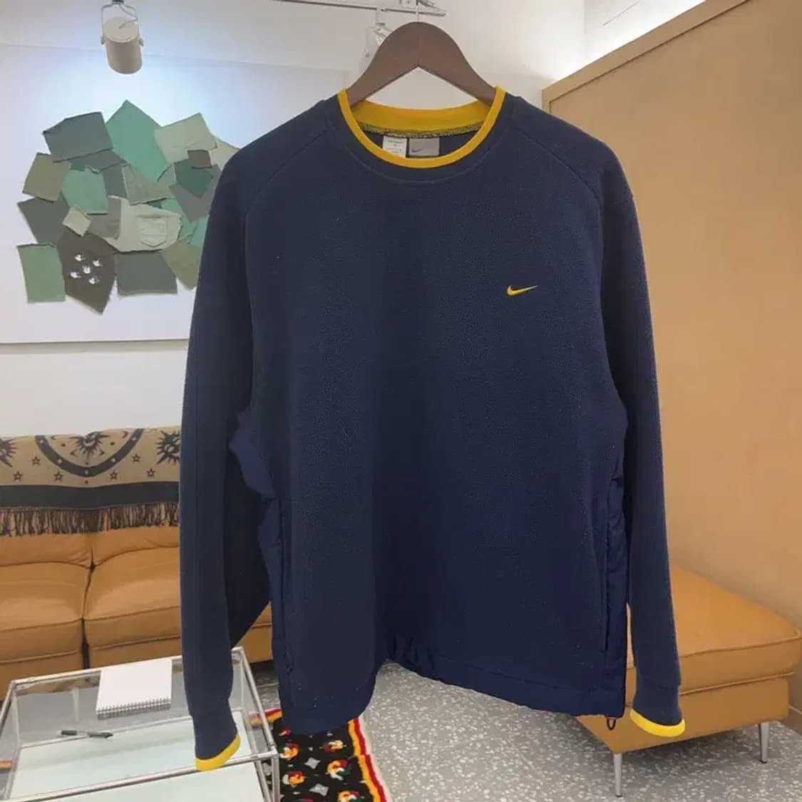 나이키 90s 올드스쿨 스우시 플리스 우븐 맨투맨 95 C06419 상품이미지3