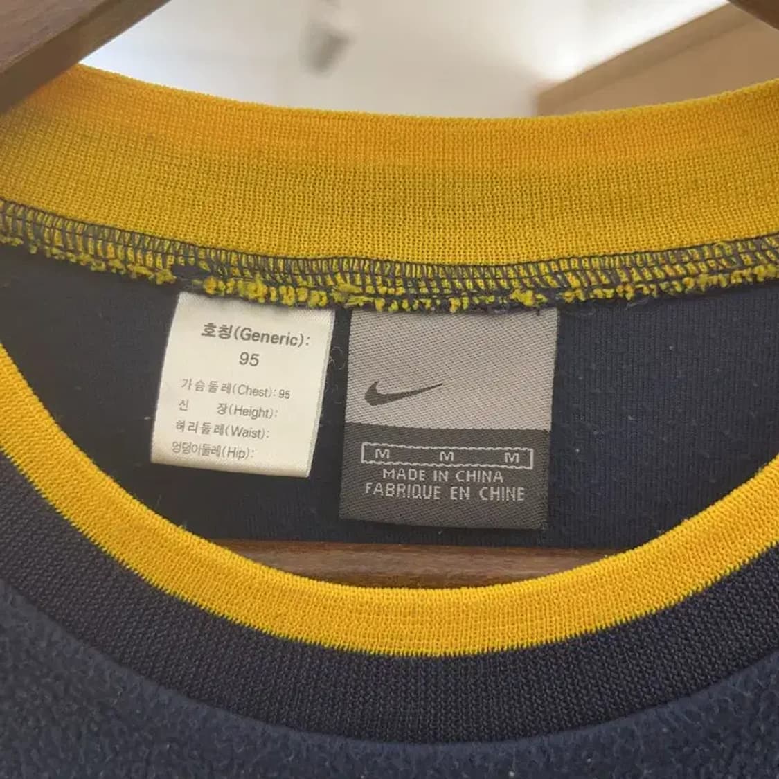 나이키 90s 올드스쿨 스우시 플리스 우븐 맨투맨 95 C06419 상품이미지5