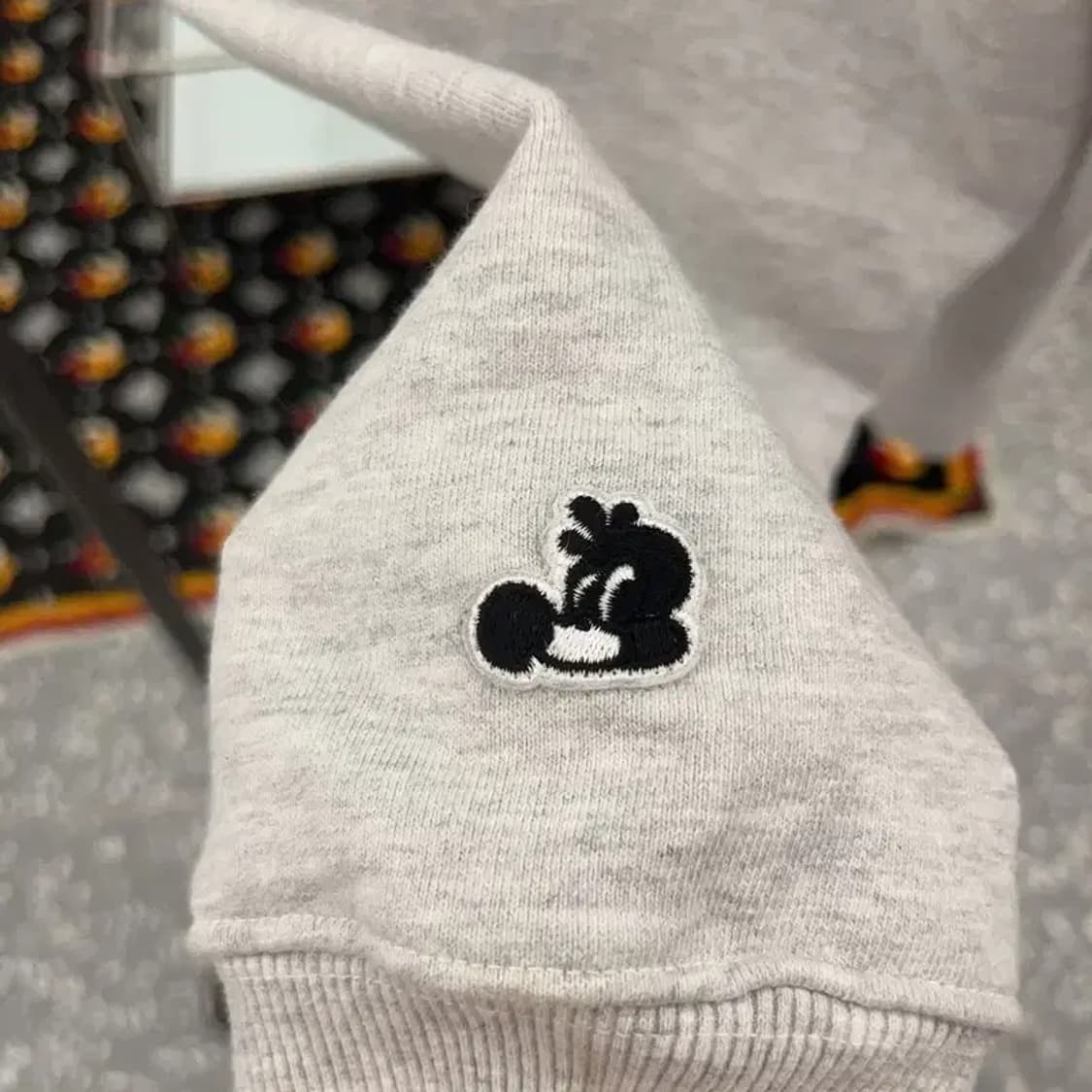 모베러웍스 빈티지 멜란지그레이 손목패치 후드티 XXL C06418 상품이미지6