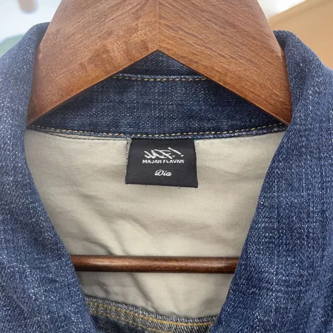 마자플라바 올드스쿨 빈티지 데님 자켓 100 C06420 상품이미지5