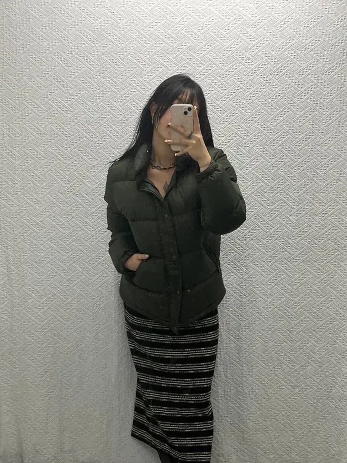 폴로 랄프로렌 올리브 카키 덕다운 푸퍼 패딩 M C06442 상품이미지1