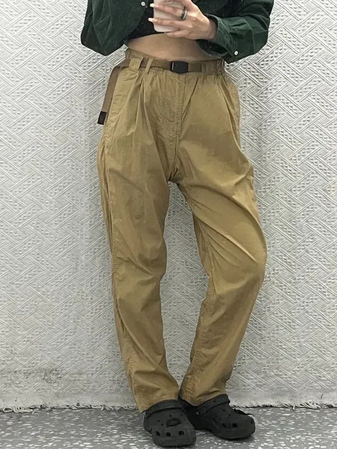 그라미치 워크웨어 캐주얼 벨티트 코튼 팬츠 S C06465 상품이미지2