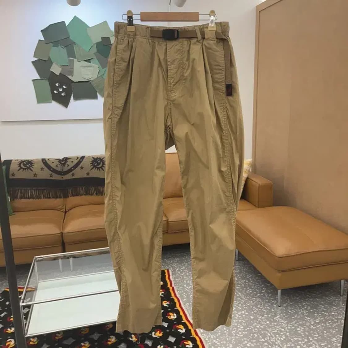 그라미치 워크웨어 캐주얼 벨티트 코튼 팬츠 S C06465 상품이미지3